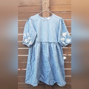 Wonder Nation Blue Casual Kids Dress
